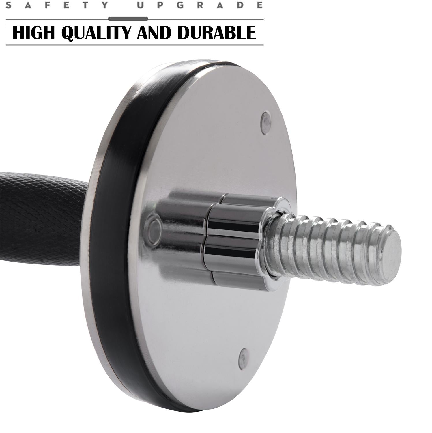 Dumbbells Set of 2, Non-Slip Adjustable Dumbbells Set with 6 Dumbbell Plates, Fitness Dumbbells Set for Adults Men Women, Home Fitness Equipment Gym Workout Strength Training, Black, W16338