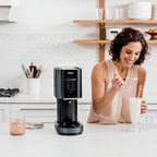CREAMi Ice Cream, Sorbet, Milkshake Maker + 3 CREAMi Pints, Black