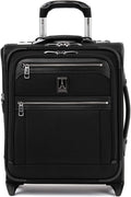 Platinum Elite Softside Expandable Upright Luggage, Shadow Black, Carry-On 16-Inch