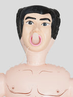 Gladiator Inflatable Male Sex Doll with 7 Inch Realistic Dildo 34.7oz, Flesh Pink