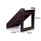 ZWJ-Pet Stairs Pet Stairs | Plastic Stairs | 4 Step Ladders | Stairs for Various Pets | Foldable