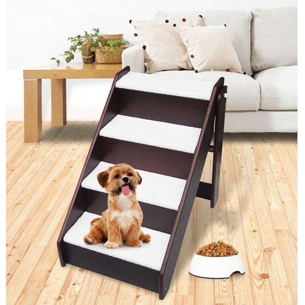 ZWJ-Pet Stairs Pet Stairs | Plastic Stairs | 4 Step Ladders | Stairs for Various Pets | Foldable