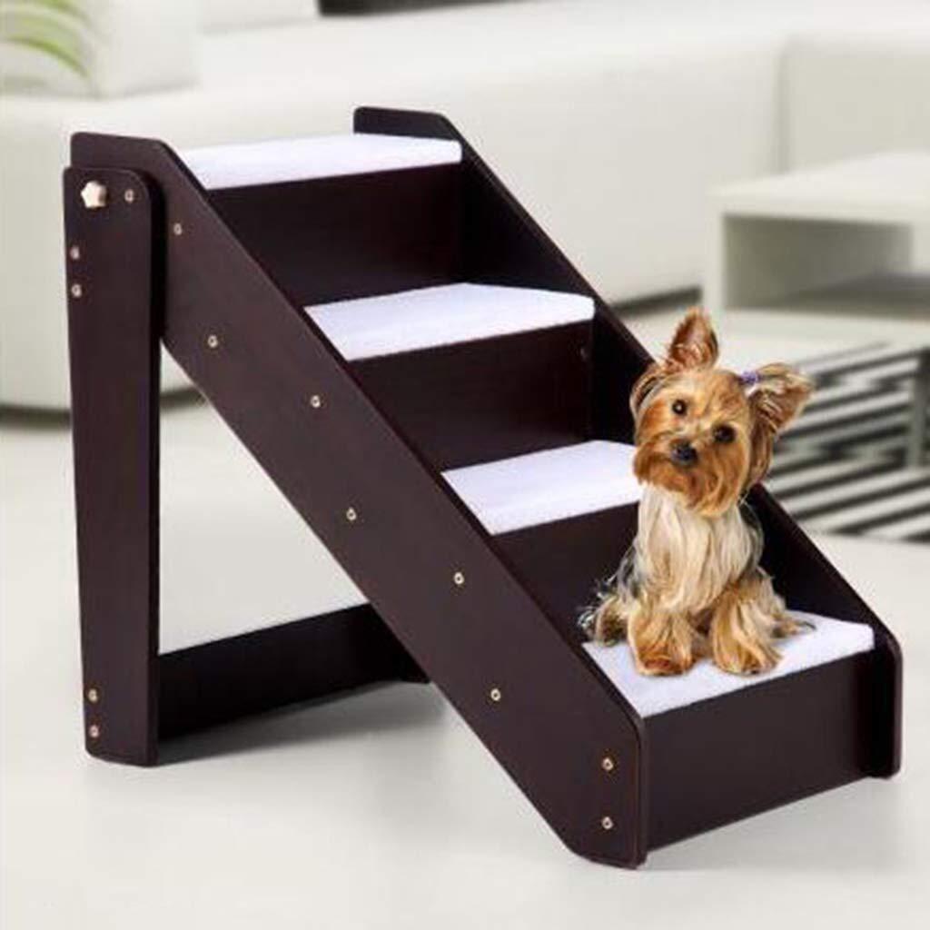 ZWJ-Pet Stairs Pet Stairs | Plastic Stairs | 4 Step Ladders | Stairs for Various Pets | Foldable