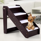ZWJ-Pet Stairs Pet Stairs | Plastic Stairs | 4 Step Ladders | Stairs for Various Pets | Foldable