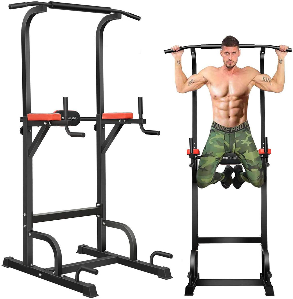 BangTong&amp;Li Power Tower Workout Pull Up &amp; Dip Station Adjustable Multi-Function Home Gym Fitness Equipment