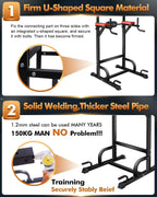 BangTong&amp;Li Power Tower Workout Pull Up &amp; Dip Station Adjustable Multi-Function Home Gym Fitness Equipment