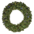 72 in. Pre-Lit Multi Colored LED Commercial Grade Grand Teton Wreath by Vickerman