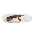 Fluffy Dog Bed, Relieves Joint Pain in Pet, Soft Luxury Plush Mattress for Round Dogs and Cats, Warm Non-Slip (Multiple Sizes)
