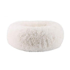 Fluffy Dog Bed, Relieves Joint Pain in Pet, Soft Luxury Plush Mattress for Round Dogs and Cats, Warm Non-Slip (Multiple Sizes)