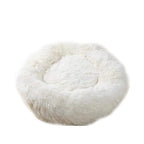 Fluffy Dog Bed, Relieves Joint Pain in Pet, Soft Luxury Plush Mattress for Round Dogs and Cats, Warm Non-Slip (Multiple Sizes)