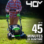 40V 21" Brushless Cordless (Self-Propelled) Lawn Mower (75+ Compatible Tools), 5.0Ah Battery and Charger Included