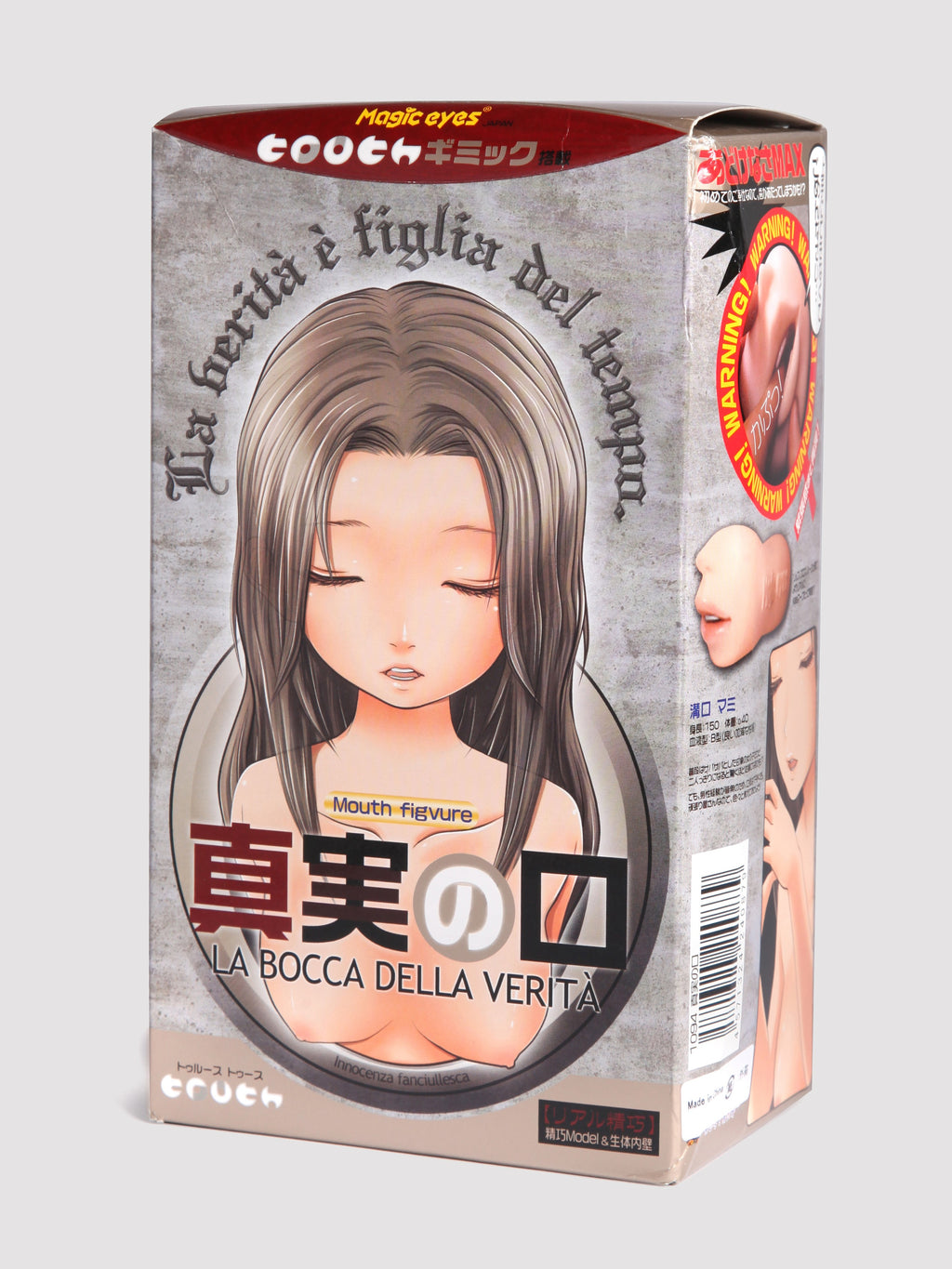 Magic Eyes La Bocca Della Verita Realistic Blow Job Stroker, Flesh Pink