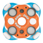 Rapid Rider 4 Person Floating Island River Lake Raft &amp; Electric Air Pump