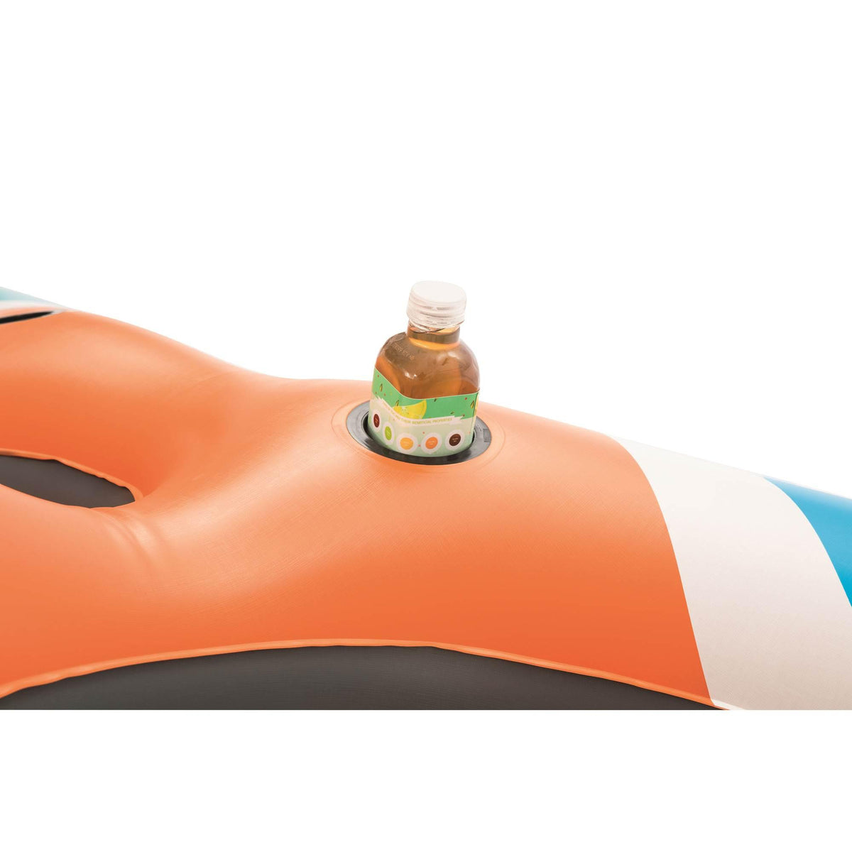 Rapid Rider 4 Person Floating Island River Lake Raft &amp; Electric Air Pump