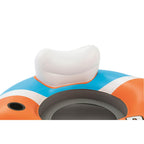 Rapid Rider 4 Person Floating Island River Lake Raft &amp; Electric Air Pump
