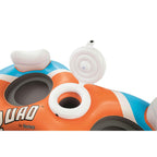 Rapid Rider 4 Person Floating Island River Lake Raft &amp; Electric Air Pump