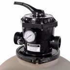 xtremepowerus 24" swimming pool sand filter inground above ground system with 7-way valve pond up to 29,400 gallons