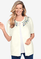 perfect elbow-length sleeve cardigan