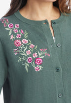 perfect elbow-length sleeve cardigan