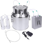 n  a 14l milking machine electric vacuum pulsation suction pump milker machine automatic portable livestock for farm household goat milker