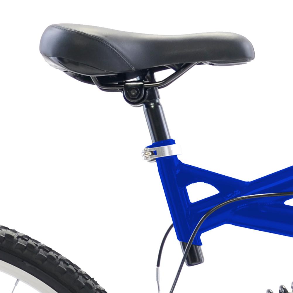 Dual Suspension Mountain Bike, 26 in wheels, 18 in frame, Men's Bike, Blue