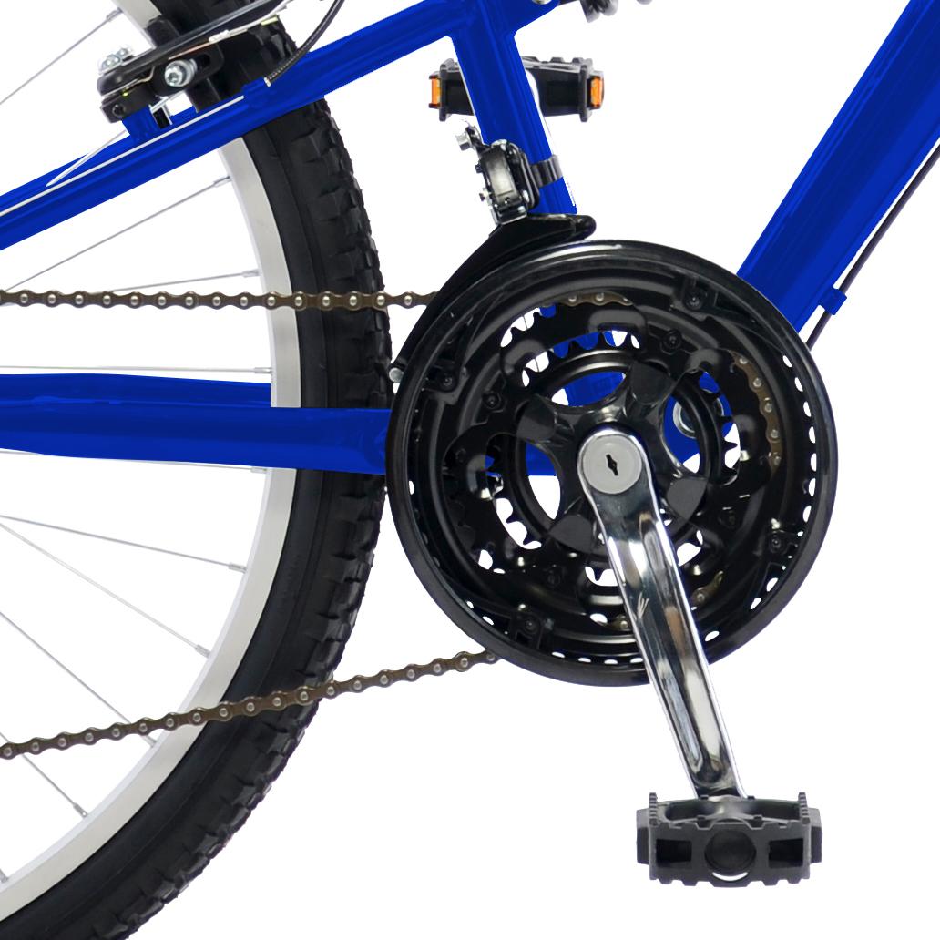 Dual Suspension Mountain Bike, 26 in wheels, 18 in frame, Men's Bike, Blue