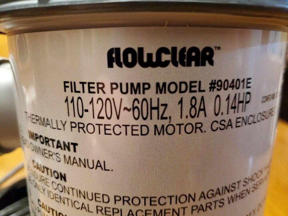 new gray or blue bestway/coleman 1500 gph pool filter pump