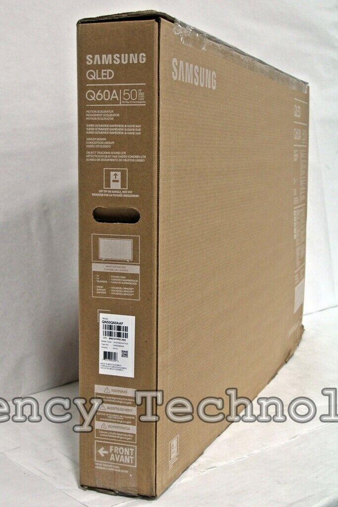 samsung 50" class q60a series qled 4k smart tv | qn50q60aafxza | factory sealed