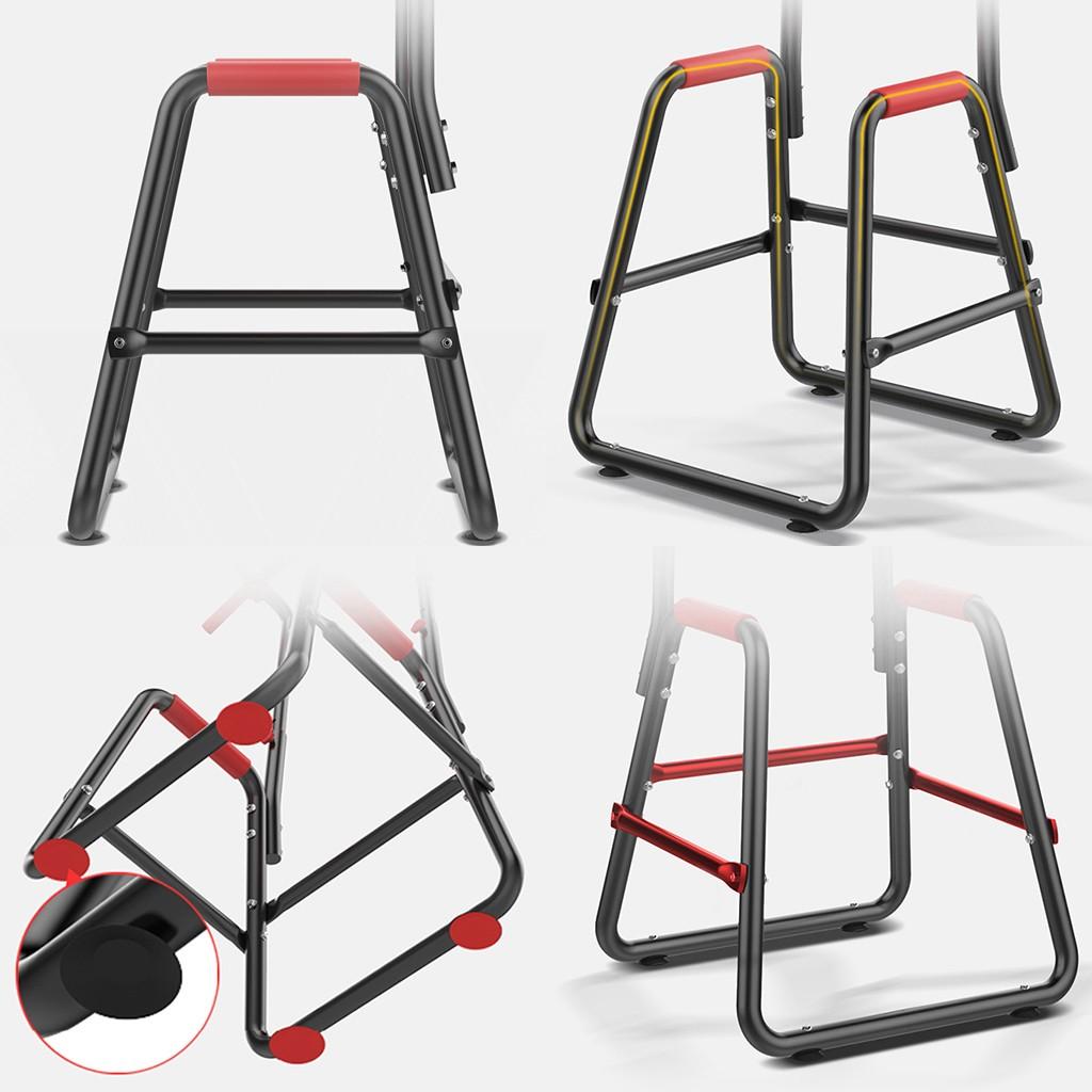 Adjustable Chin Up Stand Pull Up Bar Dip Power Tower Home Gym Fitness Workout
