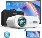 4k native 1080p 5g wifi bluetooth home theater projector video cinema 9500lm new