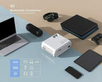 4k native 1080p 5g wifi bluetooth home theater projector video cinema 9500lm new