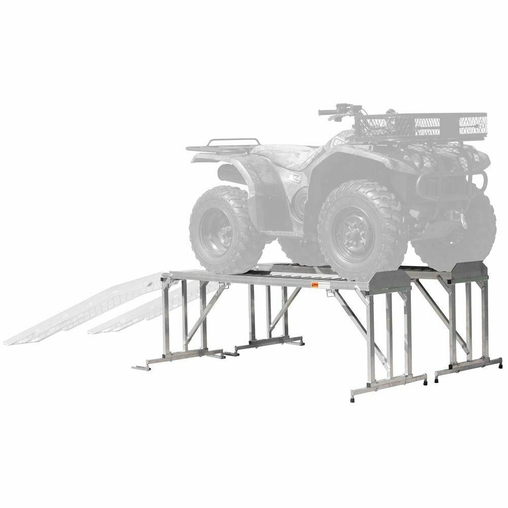 ATV & Lawn Mower Display Stand and Work Station