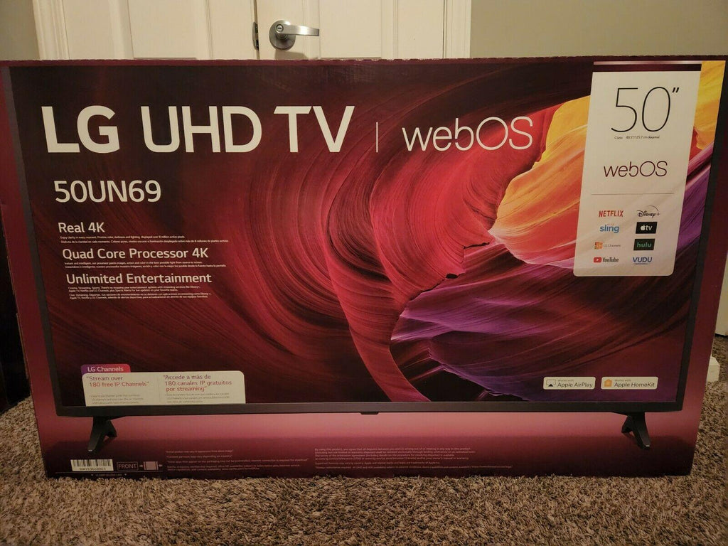 lg 50" smarttv 50un69 real 4k brand new