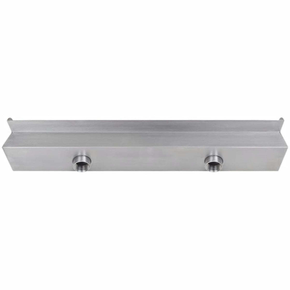 vidaXL Rectangular Waterfall Pool Fountain Stainless Steel 35.4"