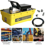 700bar 2.3L Air Hydraulic Pump Foot Operated Pump With 2M High Pressure Tubing