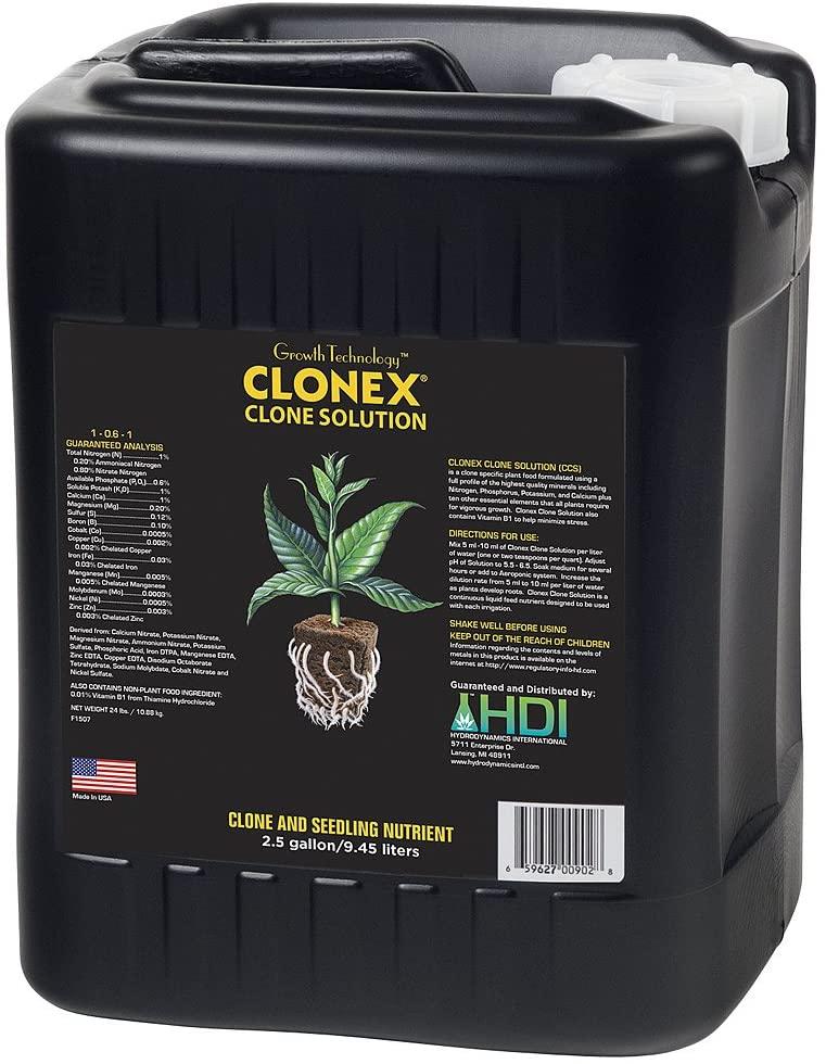 clonex clone solution, 2.5 gals.