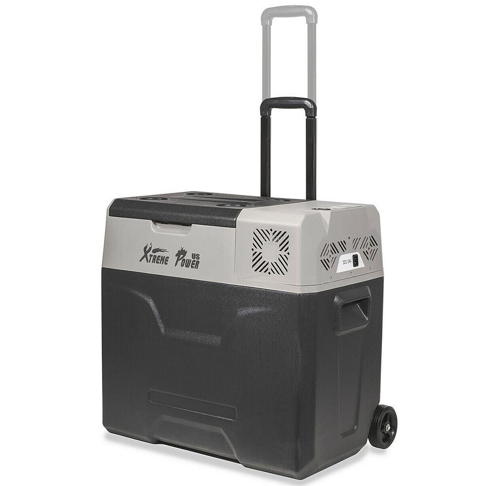 XtremeCooler 50 qt. Portable Cooler Travel Fridge, Bluetooth System and Power Station