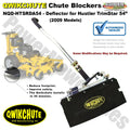 Qwikchute Blocker Deflector for TrimStar 54" Mower Decks / NQD-HTSRDA54