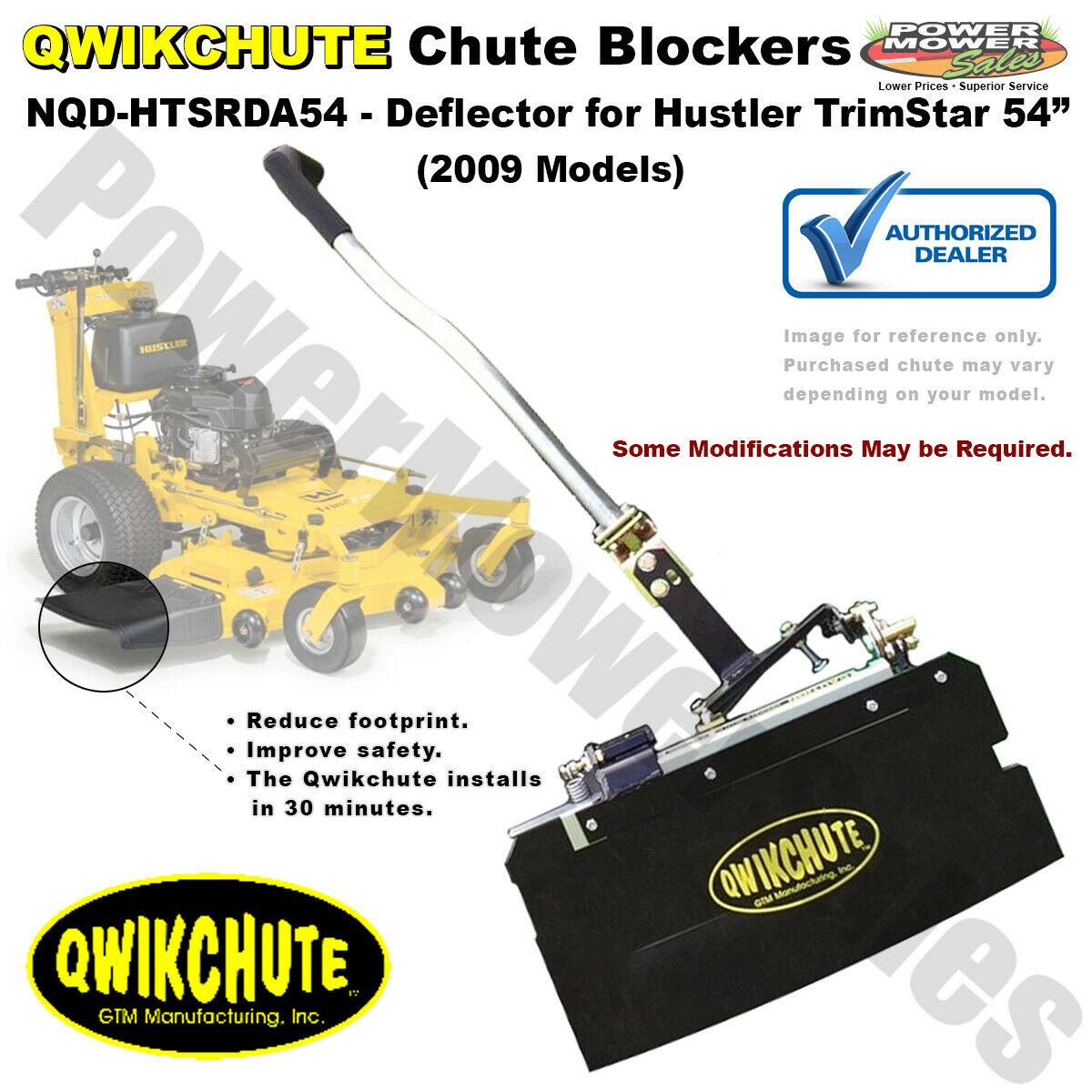 Qwikchute Blocker Deflector for TrimStar 54" Mower Decks / NQD-HTSRDA54
