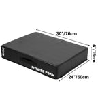 6 inch Barbell Crash Cushion Pads, Weightlifting Protector Falling Pads, d Cushions, Black Cushioned Foam Mat,for Weightlifting Training閿涘玭e Pair