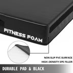 6 inch Barbell Crash Cushion Pads, Weightlifting Protector Falling Pads, d Cushions, Black Cushioned Foam Mat,for Weightlifting Training閿涘玭e Pair