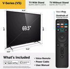 vizio 70" smart tv class 4k uhd led hdr smartcast v-series