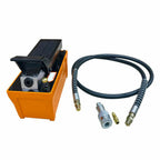 AIR FOOT PEDAL HYDRAULIC PUMP FOR AUTO BODY FRAME MACHINES AND SHOP PRESSES