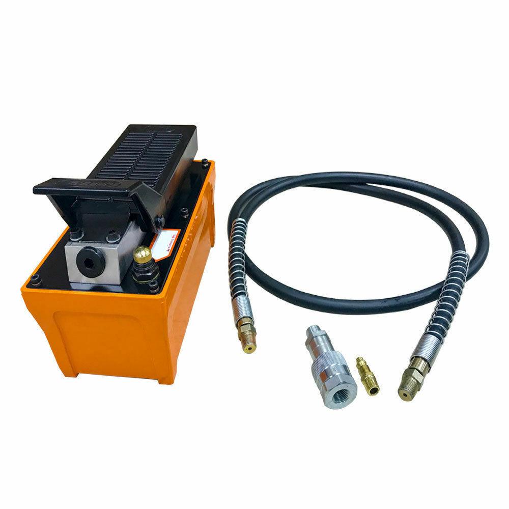 AIR FOOT PEDAL HYDRAULIC PUMP FOR AUTO BODY FRAME MACHINES AND SHOP PRESSES