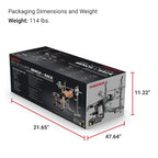 Weider XRS 20 Adjustable Weight Bench with Olympic Squat Rack and Preacher Pad, 610 Lbs. Weight Limit