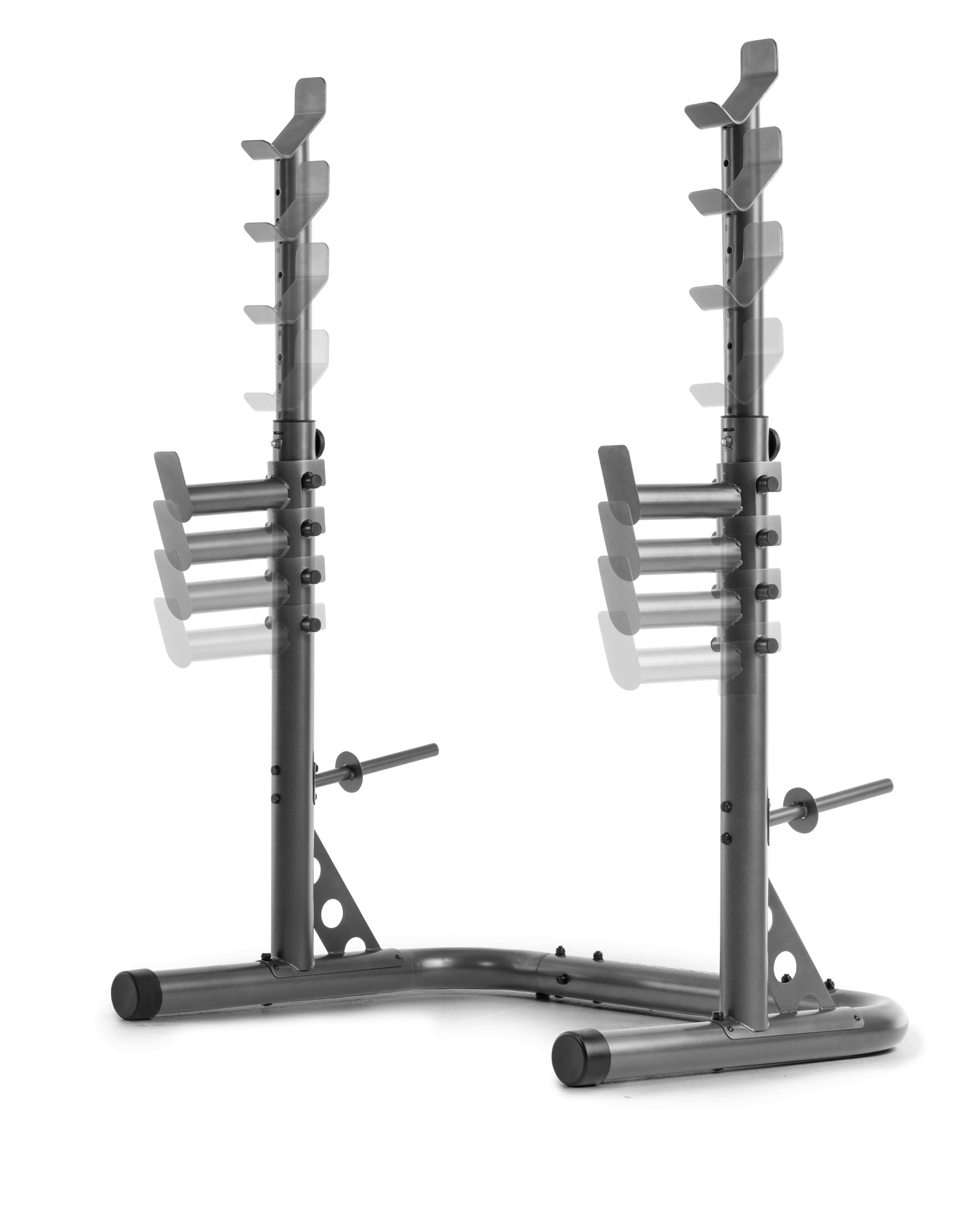Weider XRS 20 Adjustable Weight Bench with Olympic Squat Rack and Preacher Pad, 610 Lbs. Weight Limit
