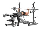 Weider XRS 20 Adjustable Weight Bench with Olympic Squat Rack and Preacher Pad, 610 Lbs. Weight Limit