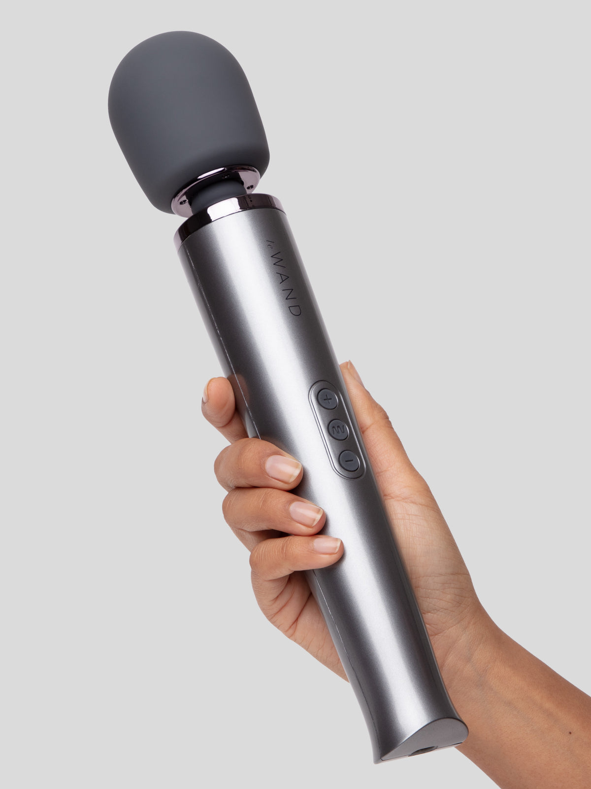 Le Wand Luxury Rechargeable Massage Wand Vibrator, Grey | Grey