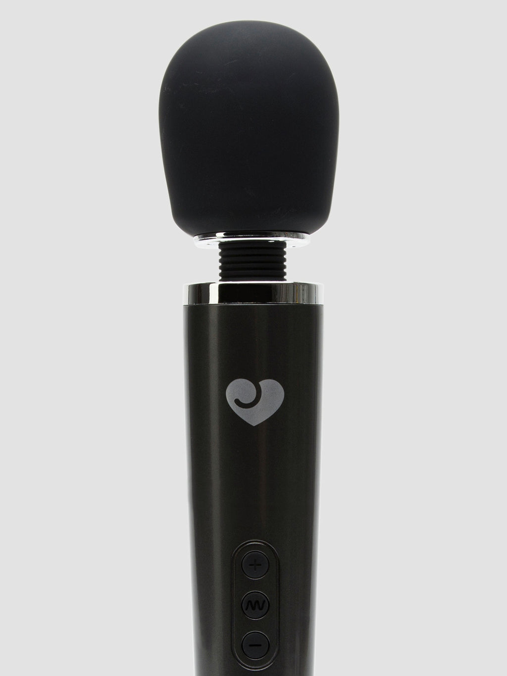 Lovehoney Deluxe Extra Powerful Plug In Massage Wand Vibrator, Black | Black