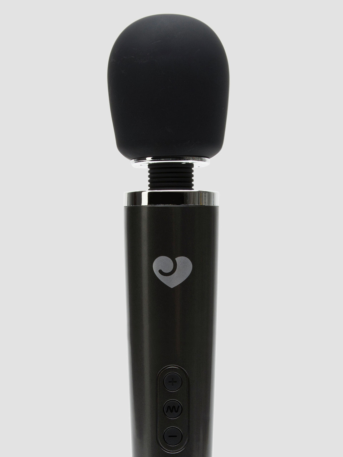 Lovehoney Deluxe Extra Powerful Plug In Massage Wand Vibrator, Black | Black